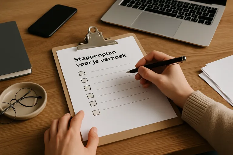 Stappenplan voor je verzoek