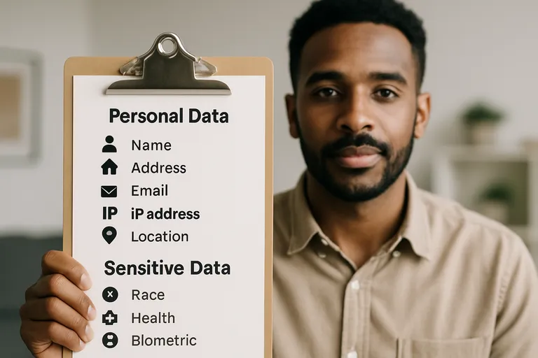 Soorten persoonsgegevens en gevoeligheid