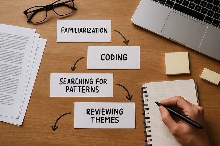 Stappenplan voor kwalitatief onderzoek analyseren